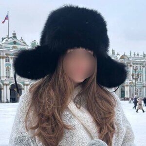 Unisex Full Covered Genuine Arctic Fox Fur Slavic Core Ushanka Hat #slaviccore